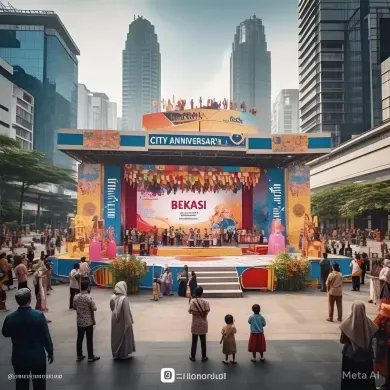 Perayaan Meriah di Alun-Alun Bekasi 2025